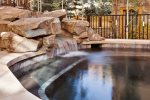 The outdoor hot tub at The Willows